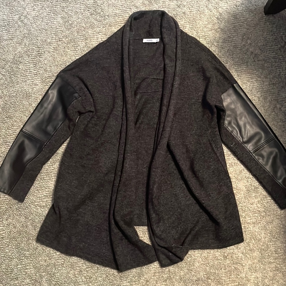 👖3 for 15👖Ricki’s Sweater with Pleather Sleeves
